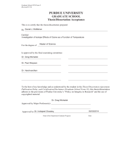 Purdue`s EAPS - Purdue University