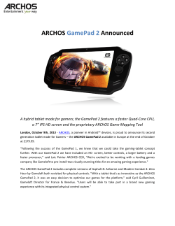 ARCHOS GamePad 2 Announced