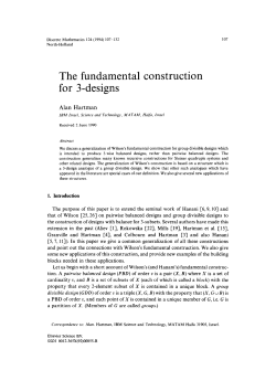 The fundamental construction for 3