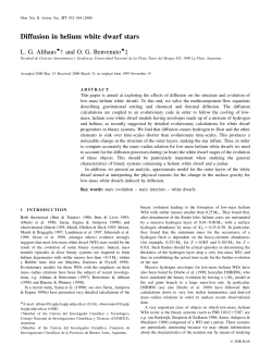 Diffusion in helium white dwarf stars