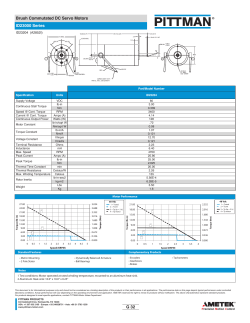 Brush Commutated DC Servo Motors ID23000 Series ____ G 32