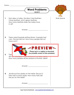Mixed Math Word Problems - Super Teacher Worksheets
