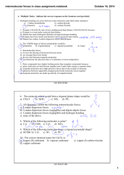 intermolecular forces in class assignment.notebook