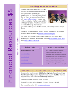 F in a n c ia l R e so u rc e s $ $
