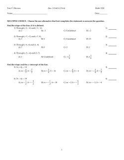 Test # 1 Review Math 1324 Fall 2010.tst