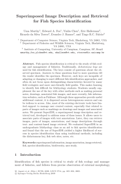 Superimposed Image Description and Retrieval for Fish Species