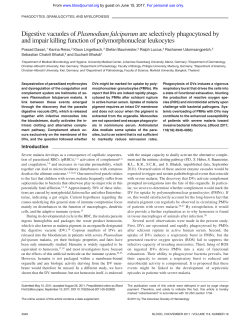 Digestive vacuoles of Plasmodium falciparum are selectively