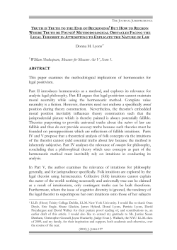 Donna M. Lyons1* &dagger; William Shakespeare, Measure for Measure