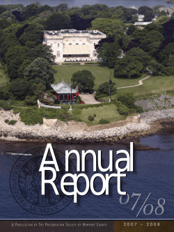 Annual Report - Newport Mansions
