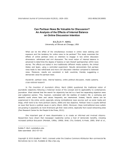 Can Partisan News Be Valuable for Discussion? An Analysis of the