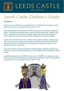 Leeds Castle Children`s Guide