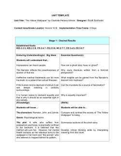 The Yellow Wallpaper