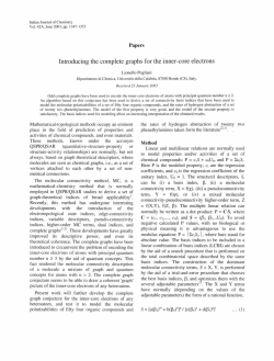 Introducing the complete graphs for the inner-core electrons