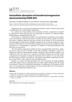 Intracellular absorption of transdermal magnesium