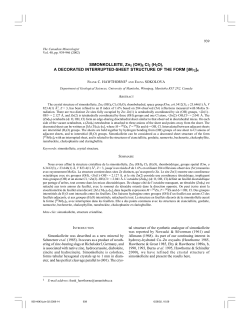 SIMONKOLLEITE, Zn5 (OH)8 Cl2 (H2O)