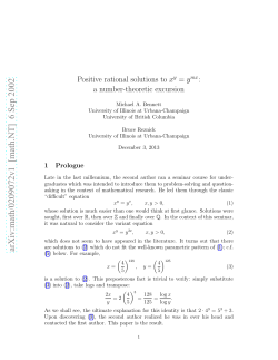 arXiv:math/0209072v1 [math.NT] 6 Sep 2002