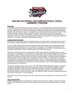 explore the highway, with hampton hotels