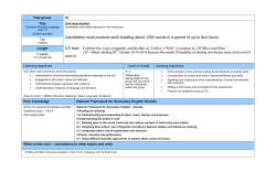 Candidates must produce work totalling about 1200 words in a
