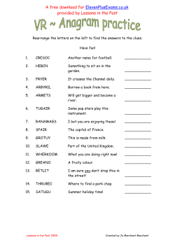 Find the FOUR-letter word which is hidden in each of the follow