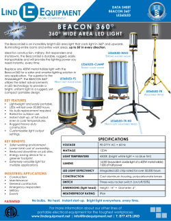 beacon 360° 360° wide area led
