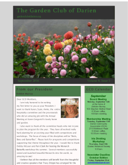 September - Garden Club of Darien