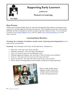 Issue Eight_Learning About Numbers