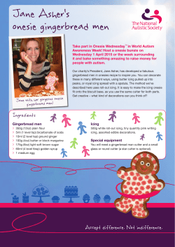 Jane Asher`s onesie gingerbread men