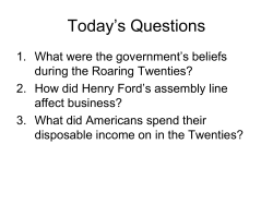 The Roaring Twenties