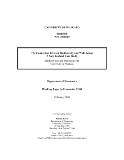 A New Zealand Case Study Richar