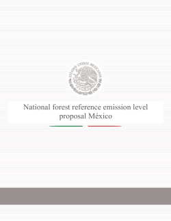 National forest reference emission level proposal - REDD+