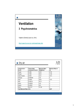 Psychrometrics