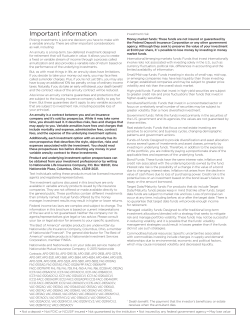 important disclosures