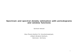 Spectrum and spectral density estimation with periodograms and