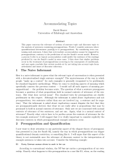 Accommodating Topics