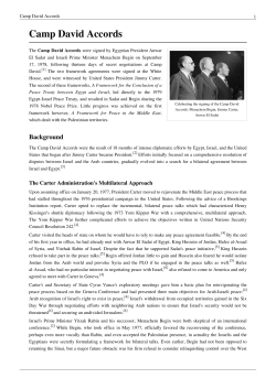 Camp David Accords