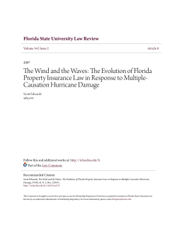 The Wind and the Waves: The Evolution of Florida Property