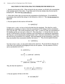 SOLUTIONS TO THE EXTRA PRACTICE