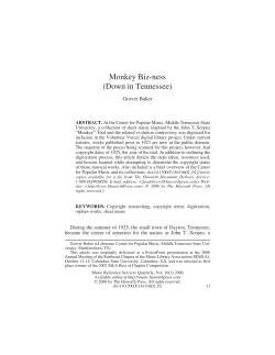 Monkey Biz-ness - Center for Popular Music