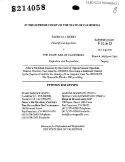 Barry (Patricia J.) v. State Bar of California