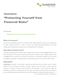 Insurance - Nusenda Foundation