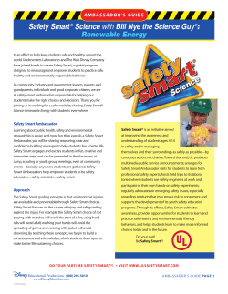 Safety Smart&reg; Science with Bill Nye the Science