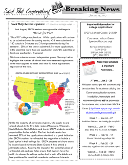 Strive for Five - Saint Paul Conservatory For Performing Artists