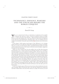 Technology, ideology and warfare