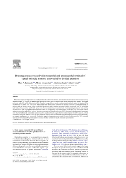 Neuropsychologia - University of Toronto, Department of Psychology