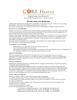 diaphragmatic breathing - Core Health Naturopathic Wellness Centre