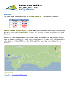 Pirates Cove Trail Run - Pacific Coast Trail Runs