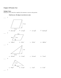 Chapter 10 Practice Test