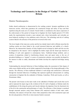 Technology and Geometry in the Design of &ldquo;Gothic&rdquo; Vaults in Britain