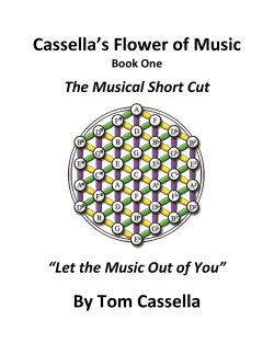 Cassella`s Flower of Music By Tom Cassella