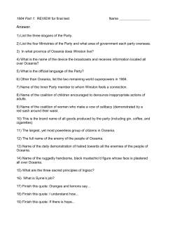 1984 Part 1 TEST REVIEW HANDOUT